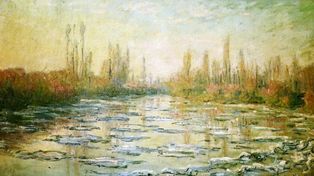 Claude Monet The Ice-Floes